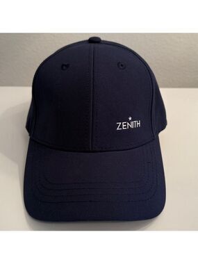 Zenith Watch Blue Hat Cap White Raised Star Logo Rare New